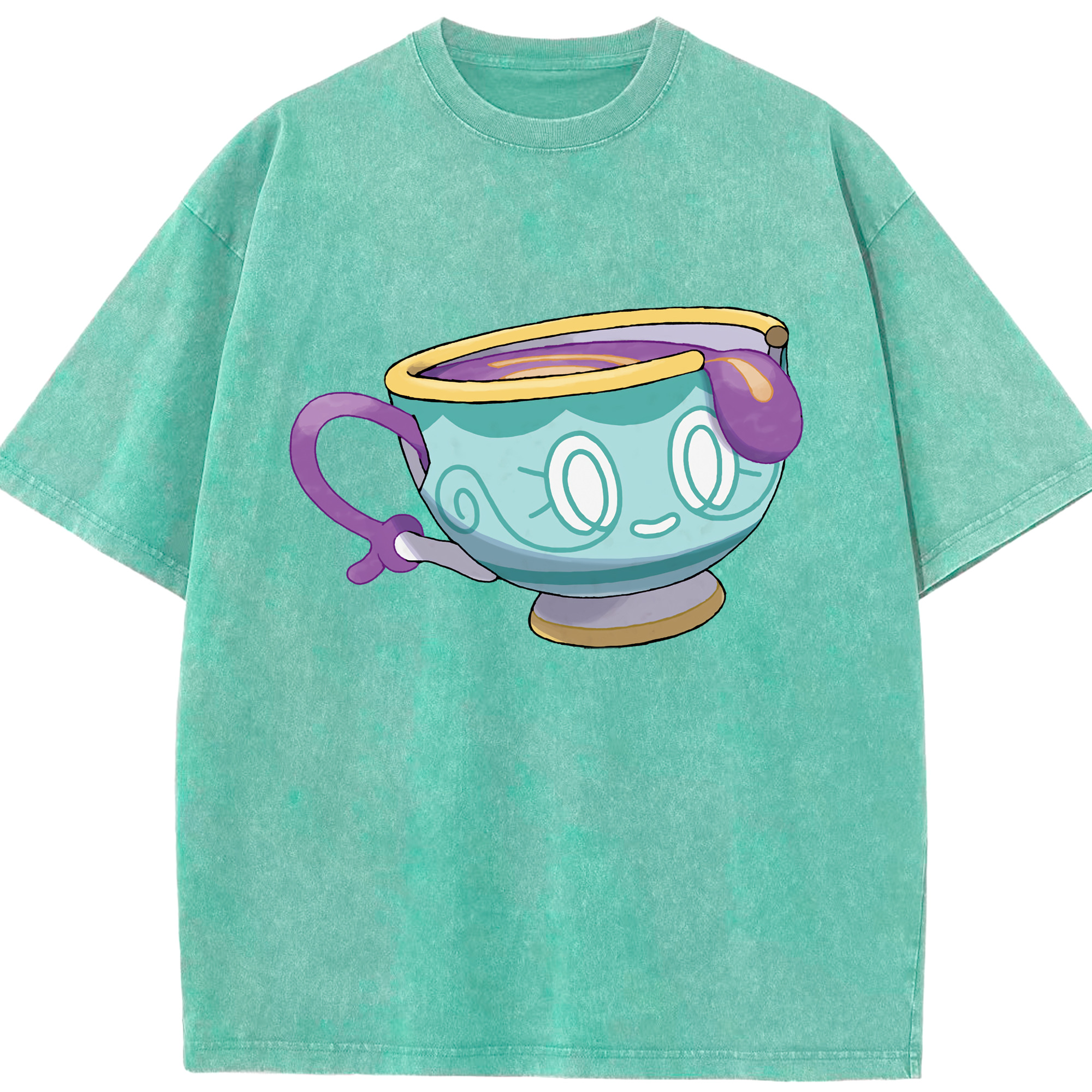 （画像用） ポケットモンスター Pokémon 綿100% ヴィンテージ風 半袖Tシャツ（フロントプリント）